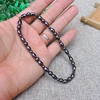 Bracelet de cheville pour perte de poids, thérapie magnétique, pierre biliaire noire, stimulant les points d'acupuncture, outil amincissant Anti-Cellulite, chaîne de pied ► Photo 3/6