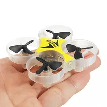 Eachine E012 Мини 2,4G 4CH 6 осевой Безголовый светодиодный светильник Радиоуправляемый Дрон Квадрокоптер Вертолет игрушки подарок для детей RTF