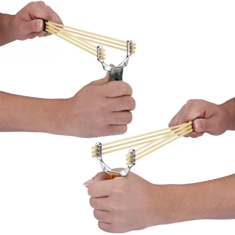 

Professional Slingshot Sling shot Aluminium Alloy Slingshot Catapult Camouflage Bow Un-hurtable Outdoor Game Playing toy