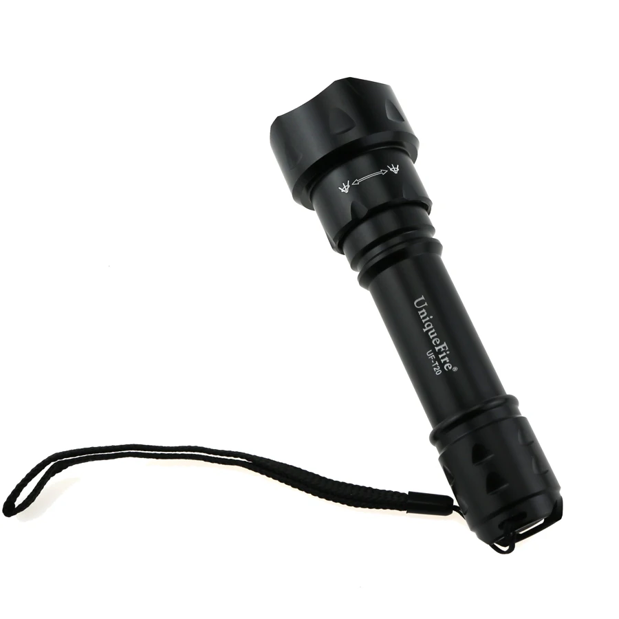 Светодиодный фонарик UniqueFire UF T20 CREE Q5 зеленый/красный свет 3 режима для охоты