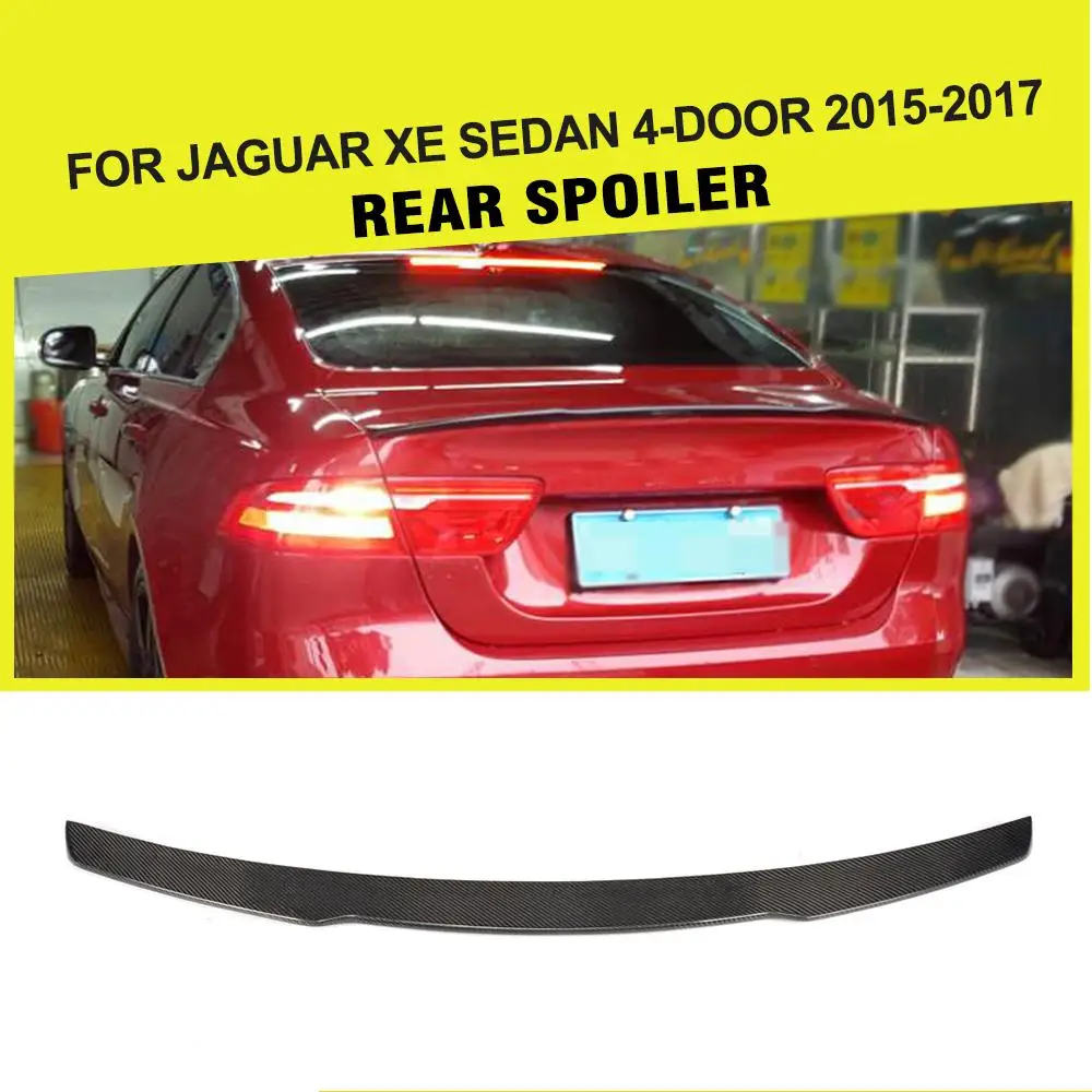 

Carbon Fiber Racing Rear Trunk Boot Lip Spoiler Wing for Jaguar XE Sedan 4-Door 2015 2016 2017
