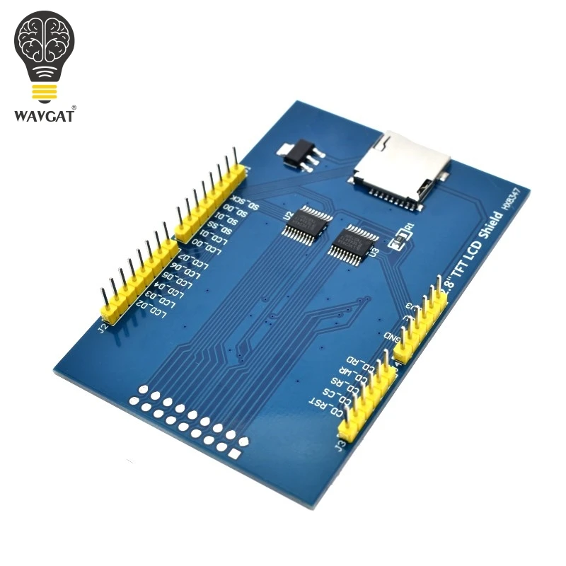 ЖК экран WAVGAT 2 8 дюйма 3 В мА TFT сенсорный дисплей модуль для Arduino UNO с резистивной