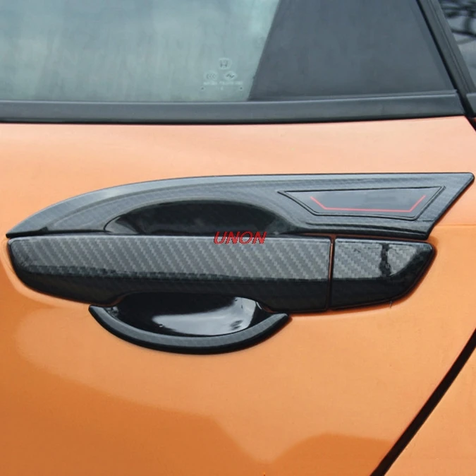 

Chrome Carbon Fiber Door Handle Cover Door Bowel Protective Cover For Honda Civic 10th Generation 2016 2017 Car Accessories