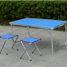 120*60*70 см алюминиевый сплав портативный складной стол для отдыха на природе стол для пикника с 2 стульями