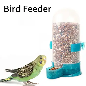

Practical Aviary Budgie Cockatiel Birds Feeding Equipment Parrot Bird Drinker Feeder Watering Plastic With Clip Automatic Drink