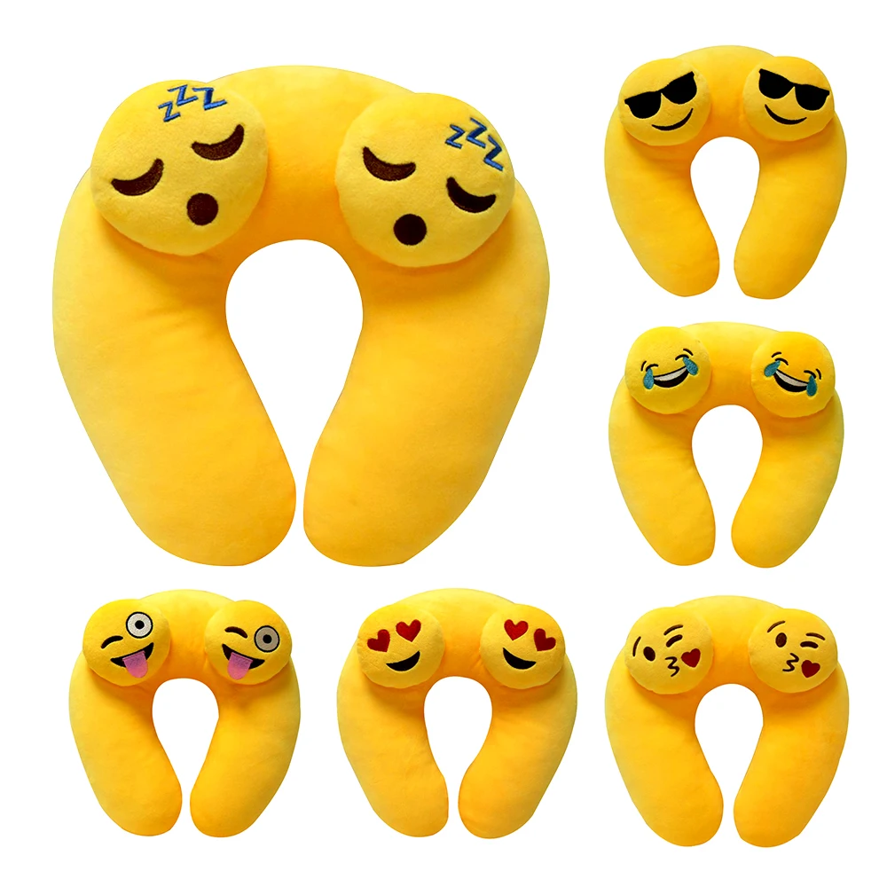 GZTZMY Emoji Ekspresi Pergi Tidur Kissing Keren U Bantal Kantor