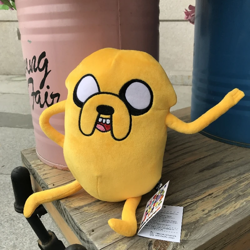 Мультфильм Adventure Time плюшевые игрушки животных Джейк пингвин пистолет Финн Beemo BMO