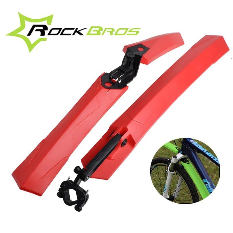 

ROCKBROS 26" Bike Front Rear Fender Mudguards Quick Release 6 Colors Bicycle Guardabarros Bicicleta MTB Cycling Accessories
