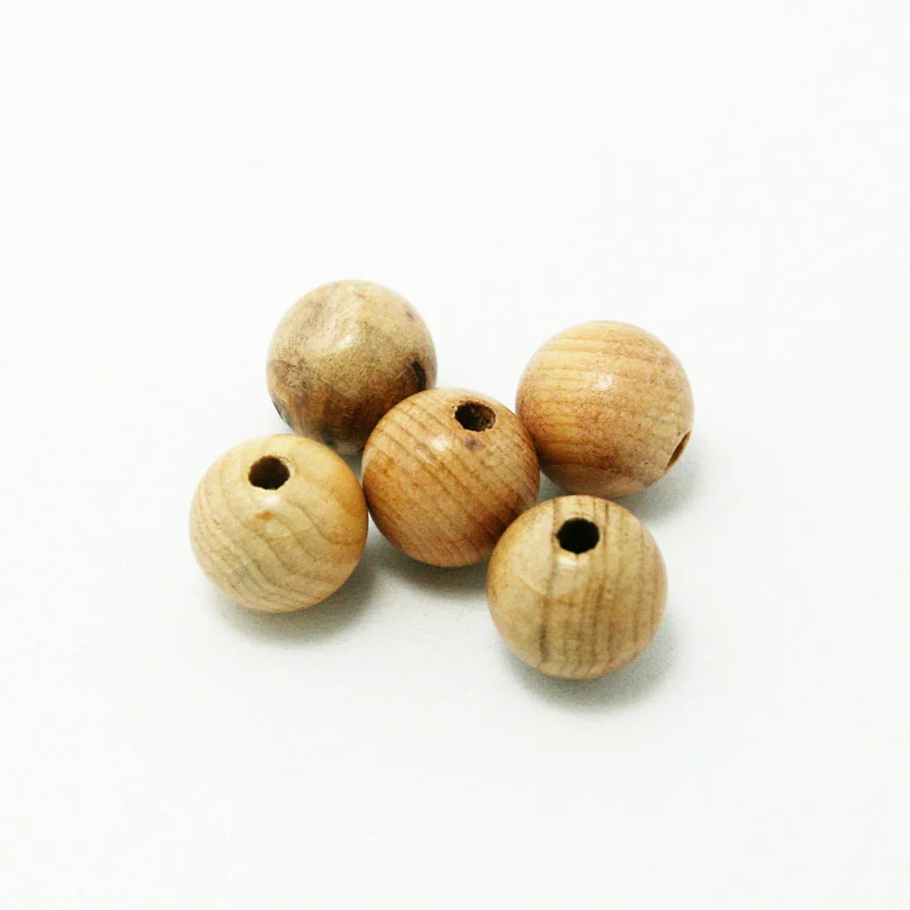 

Free Shipping! 100pcs Natural Balls Wooden Spacer Beads CN-BTE015