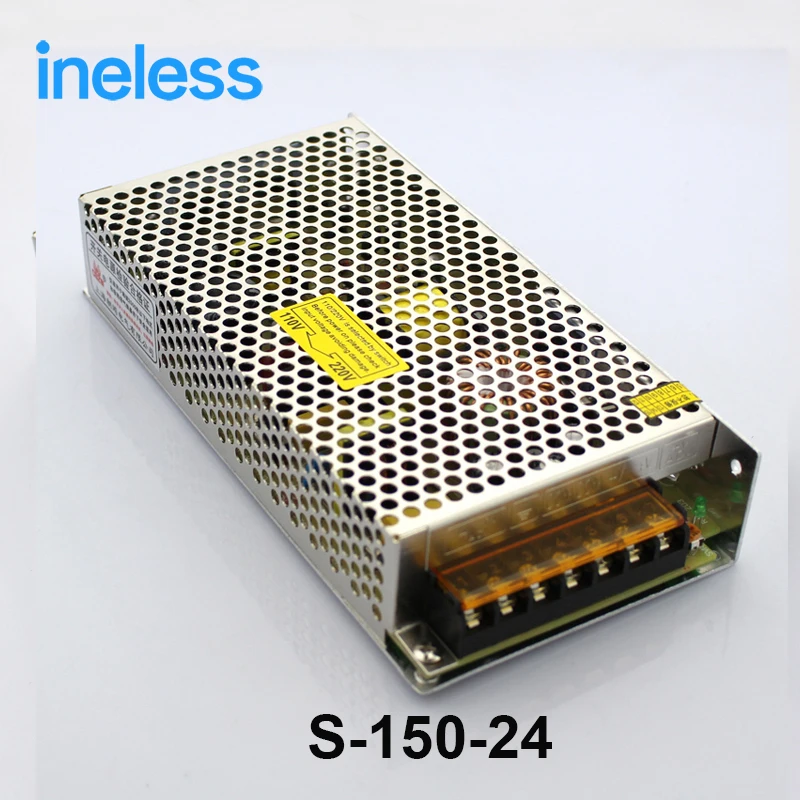 

S-150-24 AC-DC 220 24V DC Power Suply LED SMPS CE ROHS Approval LED Driver Strip Light Switch Power Supply 24V 6.25A 150W
