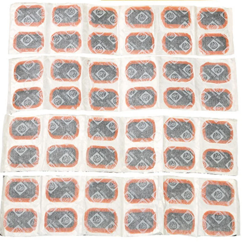 

48 Pcs/lot Bike Tire Tube Rubber Patches Bicycle Repairing Glue Tyre Bicycle Kit For MTB Bike Road Tyre Puncture Repairing