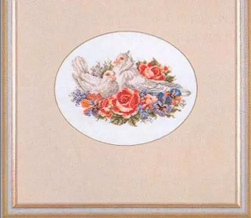 CS-1499 Cross Stitch Kit Turtle Dove Turtledove Lover Couple wiehler gobelin 4802-4.jpg