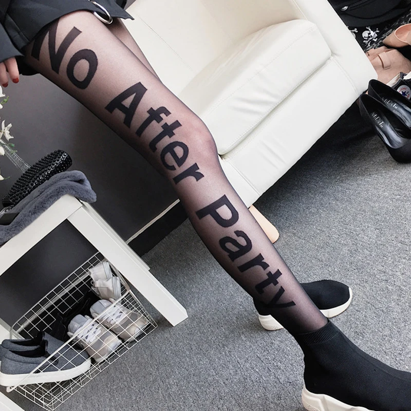 Glasses prison tattoo pantyhose