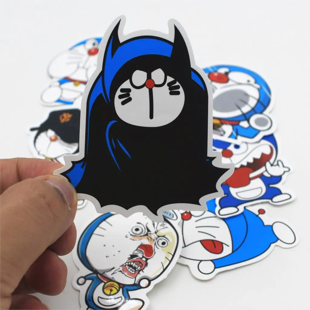 Toko Online 9 PCS Stiker Campuran Gaya Lucu Doraemon Pokonyan