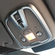 WELKINRY Авто покрытие Стайлинг для PEUGEOT 308 ABS хром крыша автомобиля лампа для чтения освещение Литье отделка 2 шт