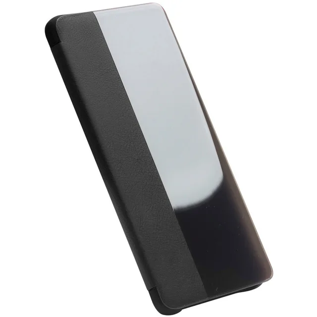 QIALINO, Роскошный чехол для телефона из натуральной кожи, для huawei P30 Pro, 6,47 дюймов, с умным обзором, флип, ультра тонкий чехол для huawei P30 - Цвет: Black