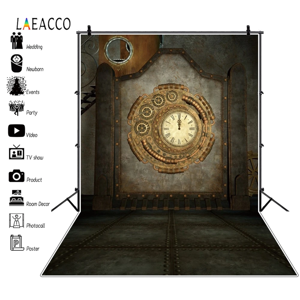 

Laeacco Retro Old Door Personalized Portrait Wedding Photocall Photography Backgrounds Photographic Backdrops For Photo Studio