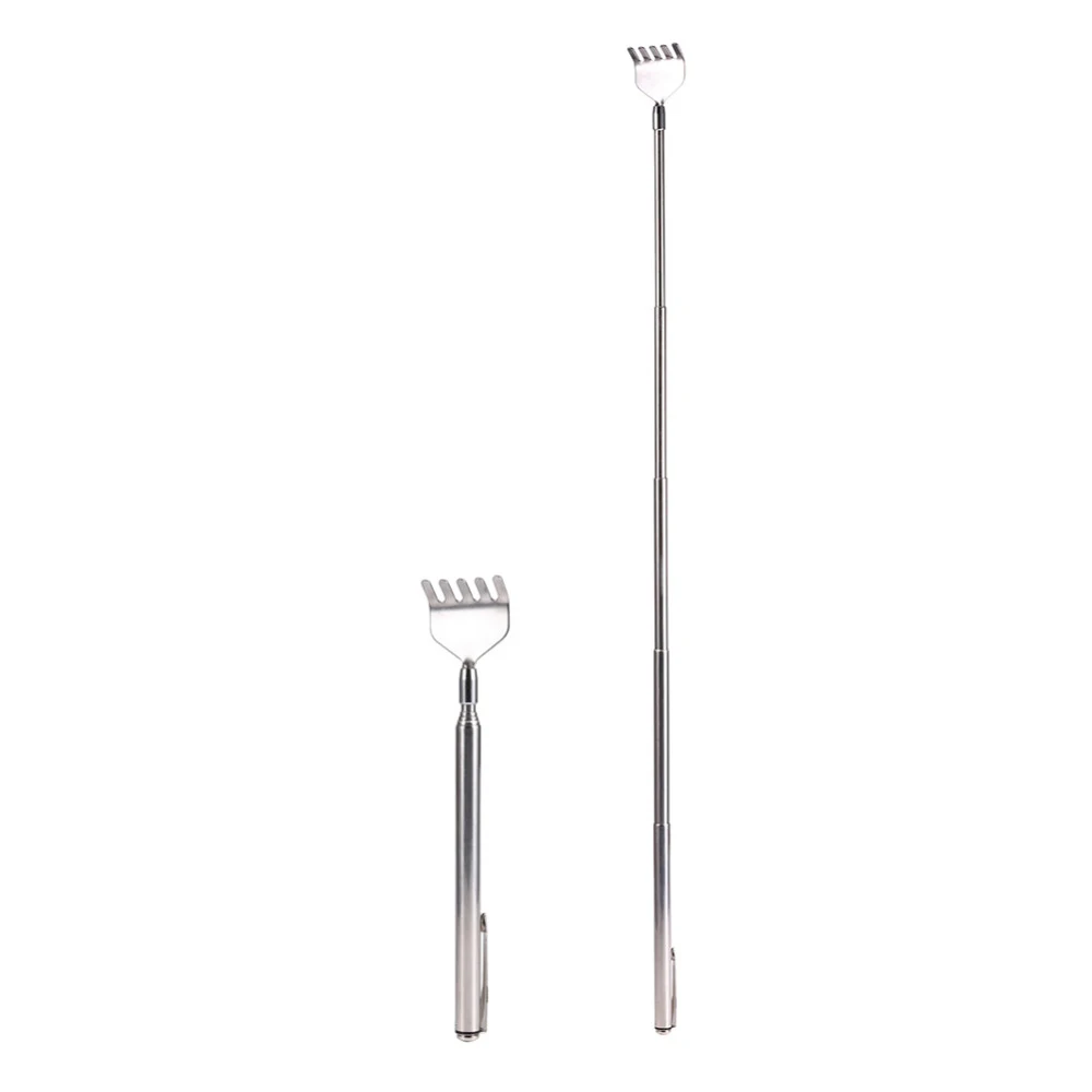 

Healthy Back Foot Scratcher Stainless Telescopic Portable Extendable Handy Pocket Pen Clip Back Foot Scratcher Foot Care Tool