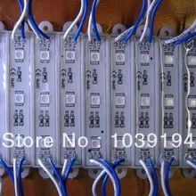 100 шт. 5050 3 светодиодный модули синий Водонепроницаемый IP68DC12V, светодиодный Канал Письмо Лазерный Сварочный Аппарат высокого Яркость почтой