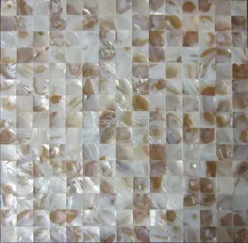 

11pcs Mother Of Pearl Back splash Shell Mosaic Tiles wallpaper wall stickers