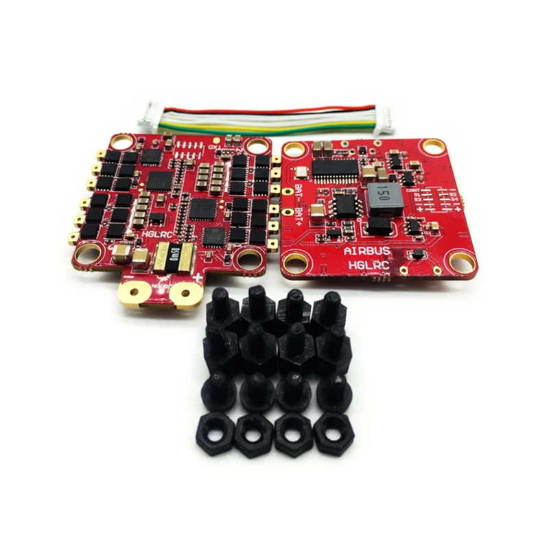 Контроллер полета HGLRC Titan Plus F460 Stack AIRBUS F4 OSD & Dinoshot 60A Blheli_32 ESC 30 5x30 5 мм для