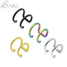 AOMU-1-Pcs-16G-Black-Stainless-Steel-2-Rings-Ear-Cuff-Clip-On-Helix-Cartilage-Ring.jpg_640x640_