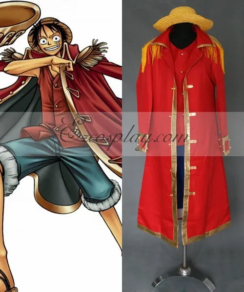 One Piece Luffy Kapitan Cosplay Zestaw E001 One Piece Luffy Cosplay Luffy Cosplaycosplay Luffy Aliexpress