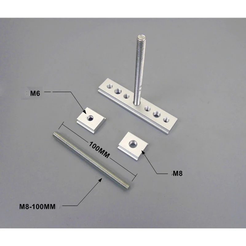 M6/M8 Алюминий сплав Т-образная видеокамер видеороликов с Т-образными пазами для торцовочной трековая лампа слот деревообрабатывающий инструмент фрезерный станок Инструменты 100/200/300/450 мм