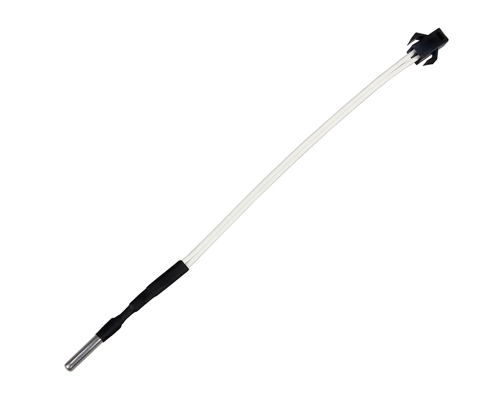 3DSWAY 3D Printer Parts HT-NTC100K Thermistor Temperature Sensor Wire B3950 Sensor Cable for High Temperature Print Hotend Kit (2)