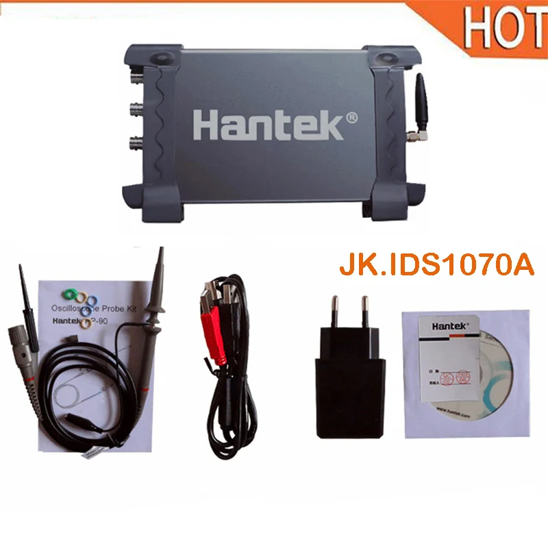 

Hantek IDS1070A oscilloscope virtual oscilloscope 2 channel 70MHz250MSa / s wireless WIFI connection to iPhone/iPad/Windows