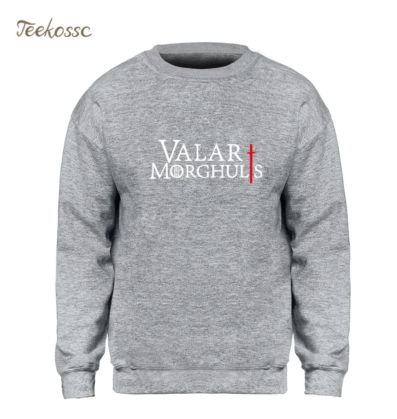

Game of Thrones Hoodie Men Valar Morghulis Sweatshirt Casual Crewneck Sweatshirts 2018 Winter Autumn Fleece Warm Sportswear Mens