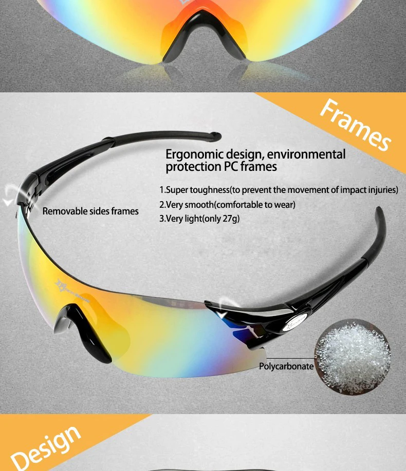 ROCKBROS, велосипедные очки для горного велосипеда, съемные очки, спортивные солнцезащитные очки для улицы, ветрозащитные, UV400, Аксессуары для велосипеда, bmx
