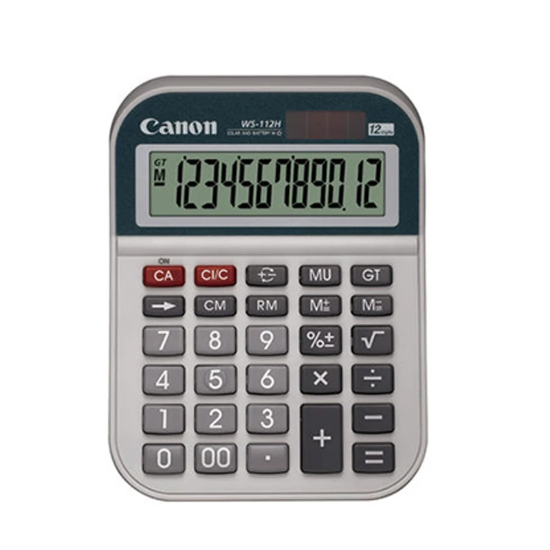 Canon Calculator WS 112H 12 digit Display Small Office