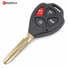Keyecu 4 Buttons 315 MHz G Chip Remote Key Fob for Toyota Venza Corolla Avalon 2010 2011 2012 2013 FCC: GQ4-29T