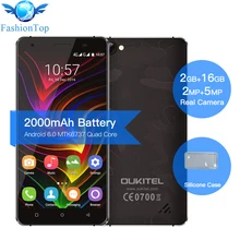 Oukitel C5 Pro 5,0 Zoll Handy Android 6.0 MTK6737 Quad Core Smartphone 2 GB + 16 GB 4G LTE Metallrahmen Play Store handy