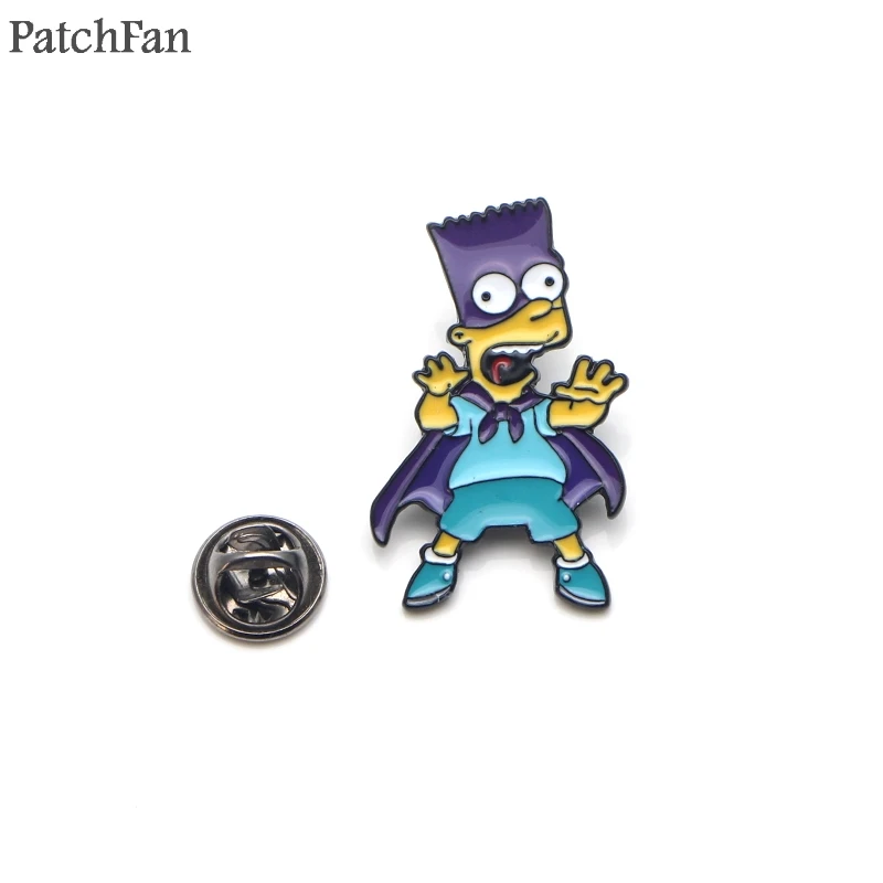 Patchfan классический мультфильм ча цинка Эмаль на булавке Мода медаль para рюкзак