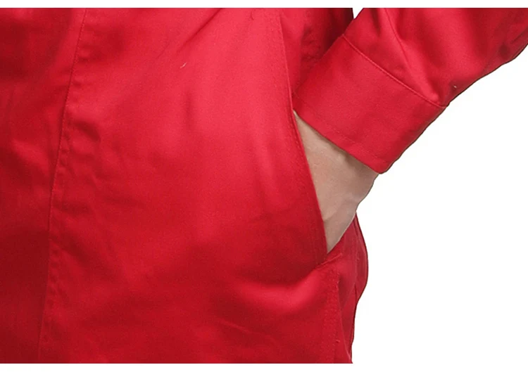 Work Coveralls Men Women Long Sleeve Wear-resistant Working Overalls Reflective Strip Safety Clothing Repairman Factory Uniforms (10)