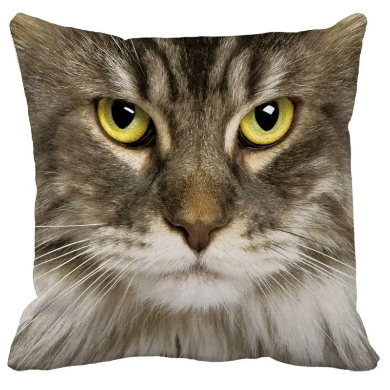 Animal head Cushion cover Cushion Cover Nordic Simple Geometric Decorative Throw Pillow Cushion Covers for Sofa Polyester Cotton