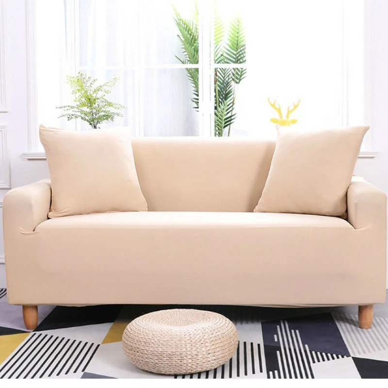 

Modern Sofa Mat Furniture Protector Elastic Elegant All-Inclusive Couch Cover For Living Room Anti-Dirty Polyester Slipcover