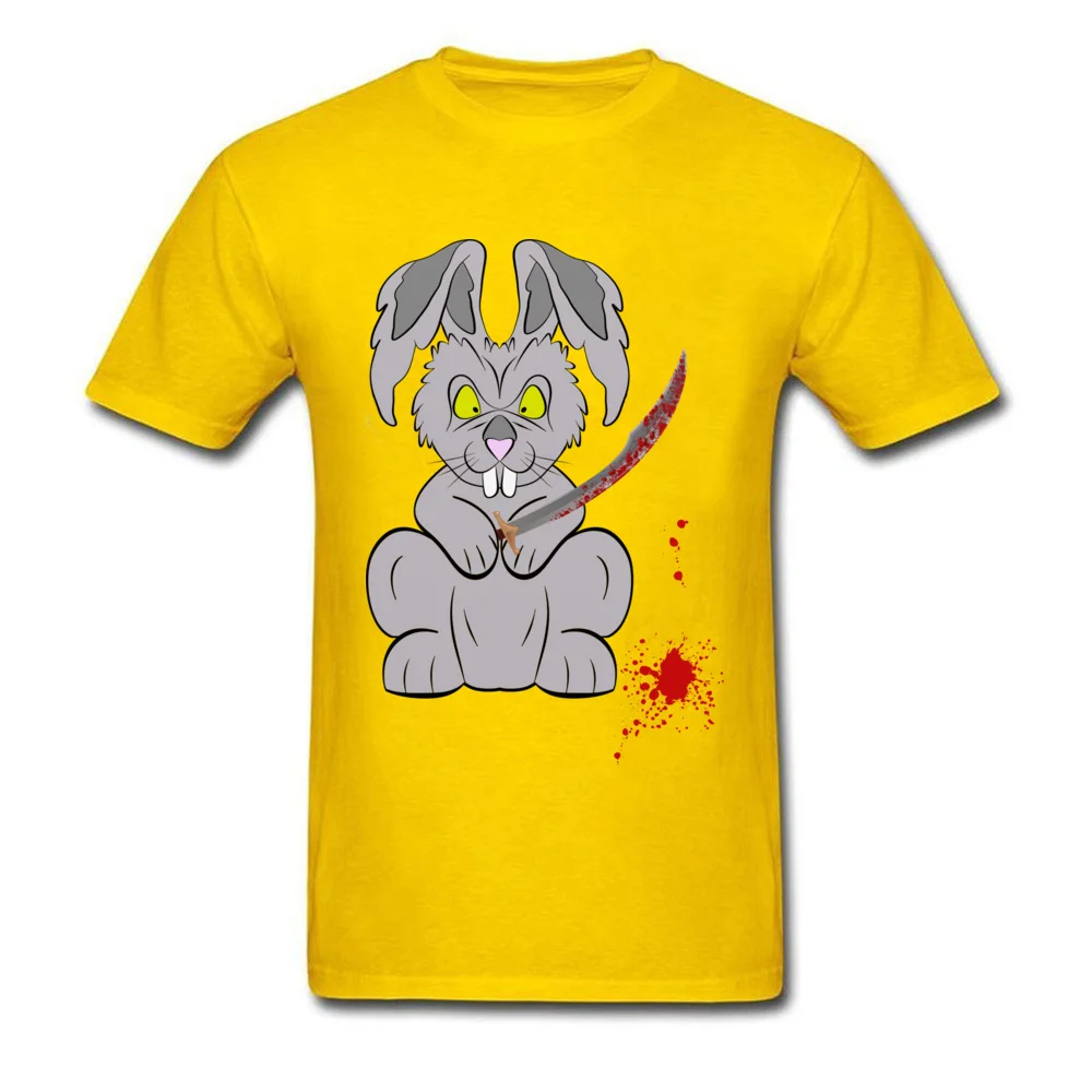  Men T Shirts Bad Bunny Bad Rabbit Party Tees 100% Cotton Fabric Crewneck Short Sleeve Geek Tops T Shirt Labor Day Bad Bunny Bad Rabbit yellow