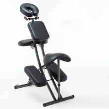 Регулируемое портативное массажное кресло, складное, из искусственной кожи, татуировка, складное кресло для путешествий, массажная кровать, салон, спа-стул с сумкой для переноски