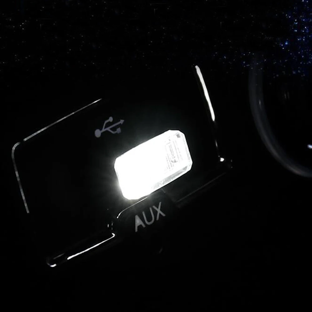 Автомобильный стиль USB светодиодные атмосферные огни для Volkswagen VW Jetta MK5 MK6 Polo Scirocco