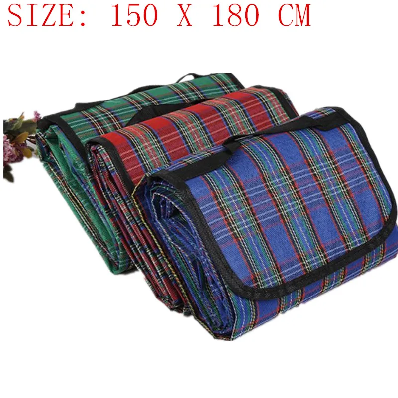 

150x180cm Camping Mat Plaid folding camping mattress Baby Climb Outdoor Waterproof Beach Picnic Blanket for Multiplayer Picnic