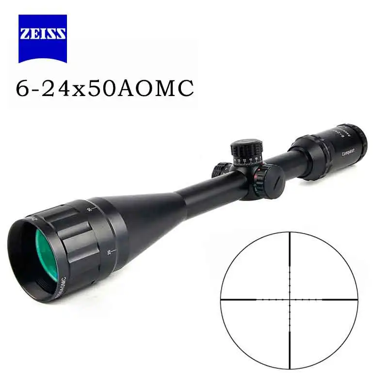 

CONQUEST 6-24X50 Tactical Rifle Scope Optic Sight Riflescope Sniper Scope For Airsoft Sniper Rifle Hunting Scopes Caza