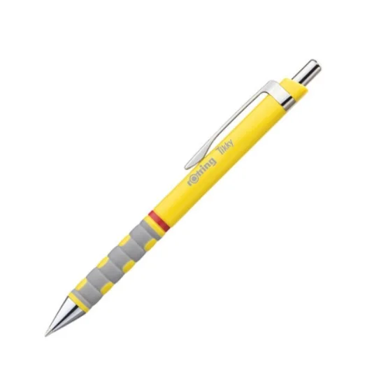 Rotring Tikky шариковая ручка M pen point синие чернила 1 штука - Цвет: yellow