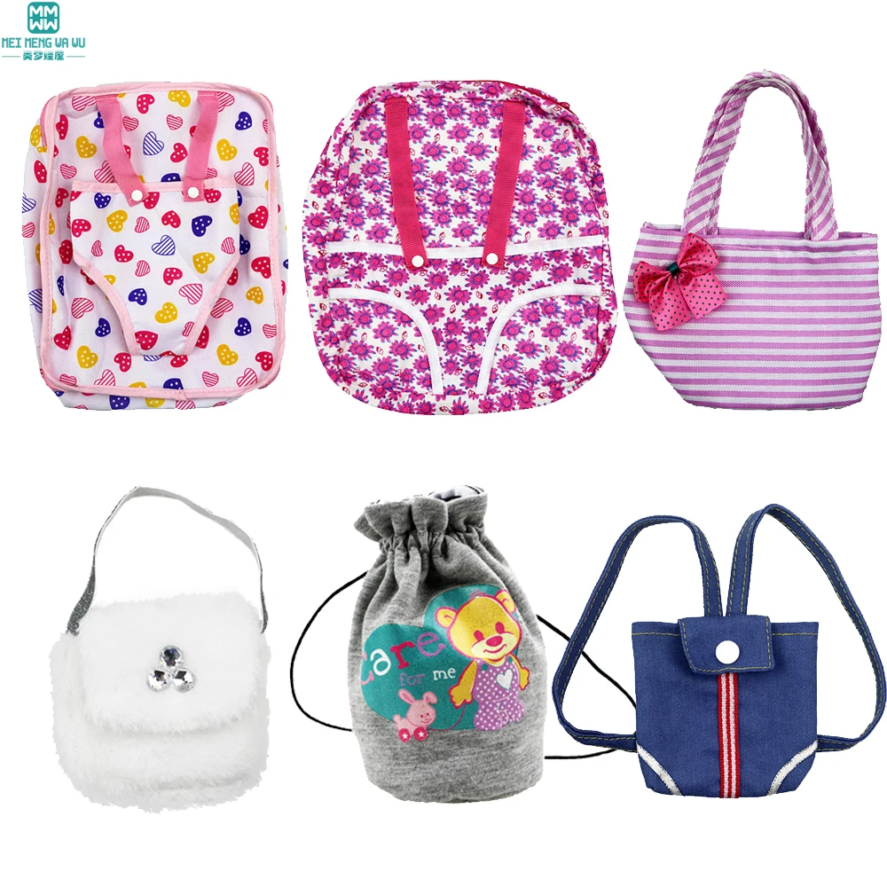 mini small backpack for 40cm 45cm Sharon doll girl doll and baby born