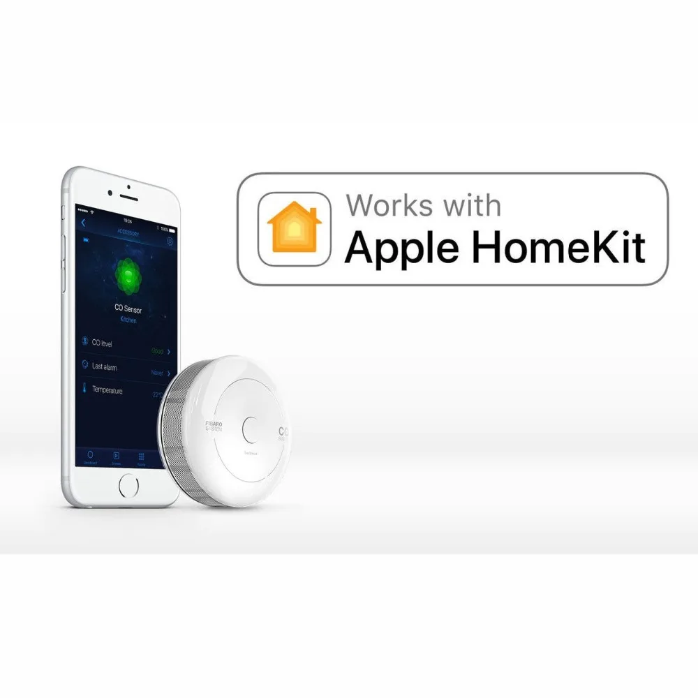FIBARO Apple HomeKit совместимый CO датчик угарного газа детектор оповещения FGBHCD