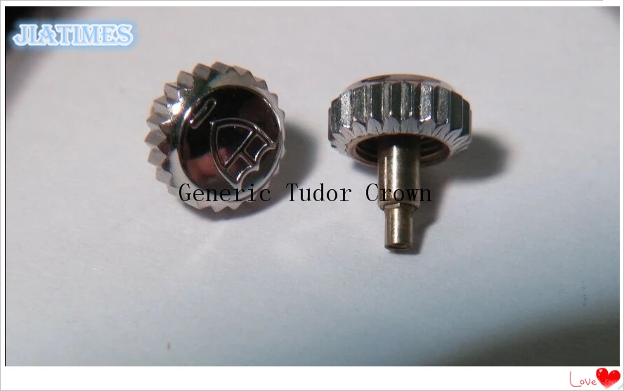 1 шт Универсальный Золотой и Серебряный 5,0/6,0 мм Диаметр водонепроницаемые Tudr часы Корона для ремонта часов герметичная упаковка