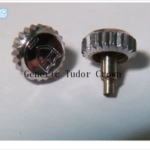 1 шт Универсальный Золотой и Серебряный 5,0/6,0 мм Диаметр водонепроницаемые Tudr часы Корона для ремонта часов герметичная упаковка