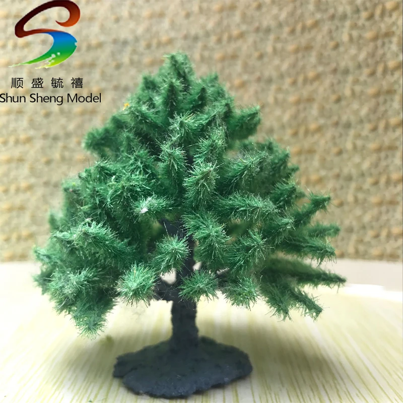 

10pcs H:8 & 10cm each high 5pcs H Mini Pine Tree Scale Model Wire Color Tree For Train Layout Set Model Scale Trees for Z Scale